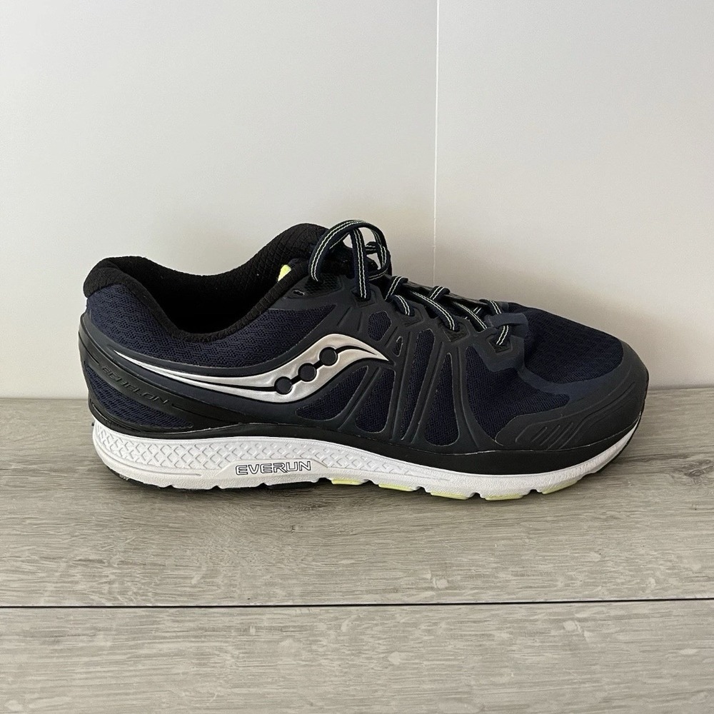 Saucony Echelon 6 Mens Size 11 Navy Citrine Running Shoes S20385-1